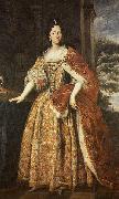 unknow artist Portrait of Anne Marie d'Orleans (1669-1728) while Duchess of Savoy wearing the robes of Savoy and the coronet china oil painting artist